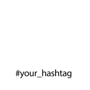 hashtag print
