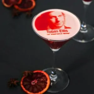 Tobin Ellis selfie cocktail