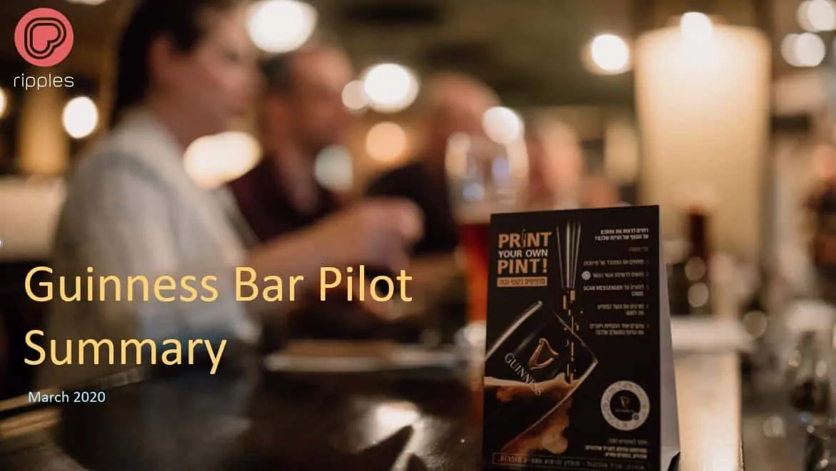 Guinness bar pilot summary