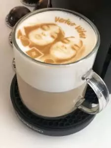 coffee selfie print