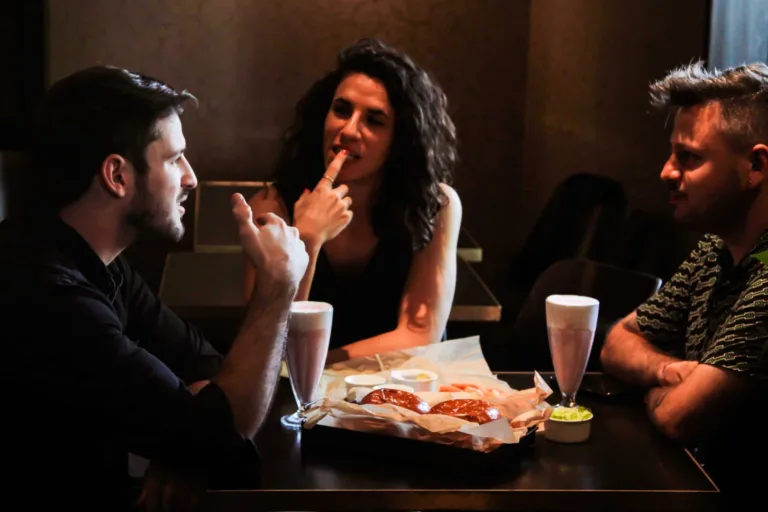 people in restaurant