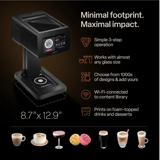 ⭐︎くれらっぷ⭐︎  ripples  ラテアートマシン リップルメーカー - Drink Ripples I ラテプリンター