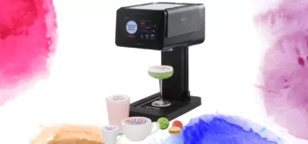 Colorful Cabbage Magic: The New Ripple Maker II Pro Uses Plant-Based Color Technology to Create Drink Prints in Vibrant Shades