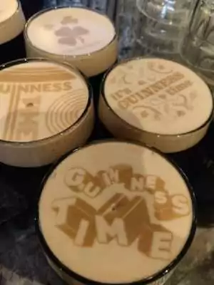 Many Printed Guinness Pints